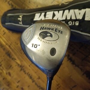 Callaway Big Bertha Hawk Eye VFT 10 Driver RH Regular Flex Graphite Headcover
